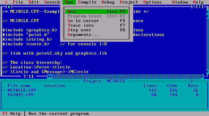 Turbo CPP 1.01 - Edit